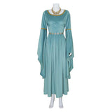 The Lord of the Rings Galadriel Green Dress Movie Character Cosplay Costume Outfits Halloween Carnival Suit