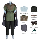 The Lord of the Rings Legolas Cosplay Green Costume Halloween Carnival Party
