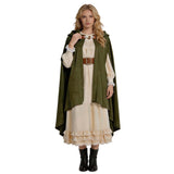 The Lord of the Rings The Hobbit Green Cloak Cosplay Costume Halloween Carnival Party Suit