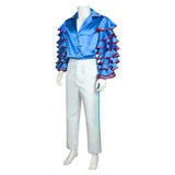 The Mask Stanley Ipkiss Blue Shirt Cosplay Costume Outfits Halloween Carnival Suit