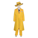 The Mask Stanley Ipkiss Kids Children Yellow Suit Cosplay Costume Outfits Halloween Carnival Suit