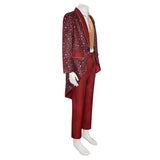 The Mask Stanley Ipkiss Red Suit Cosplay Costume Outfits Halloween Carnival Suit