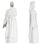The Odyssey Athana Women White Robe Cosplay Costume Halloween Carnival Party Suit
