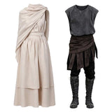 The Odyssey Athena Women White Rope Cosplay Costume Halloween Carnival Party Suit