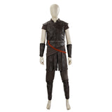 The Odyssey Odysseus Brown Outfit Male Cosplay Costume Halloween Carnival Party Suit