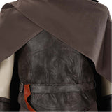 The Odyssey Odysseus Brown Outfit Male Cosplay Costume Halloween Carnival Party Suit