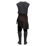 The Odyssey Odysseus Gray Vest Outfit Cosplay Costume Halloween Carnival Party Suit