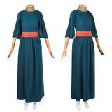The Odyssey Penelope Women Green Dress Cosplay Costume Halloween Carnival Party Suit