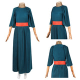 The Odyssey Penelope Women Green Dress Cosplay Costume Halloween Carnival Party Suit