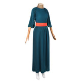 The Odyssey Penelope Women Green Dress Cosplay Costume Halloween Carnival Party Suit