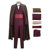 The Odyssey Telemachus Wine Red Outfit Cosplay Costume Halloween Carnival Party Suit