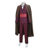 The Odyssey Telemachus Wine Red Outfit Cosplay Costume Halloween Carnival Party Suit