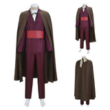 The Odyssey Telemachus Wine Red Outfit Cosplay Costume Halloween Carnival Party Suit