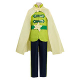 The Princess and the Frog Frog Green Outfit Cosplay Costume Halloween Carnival Party Suit