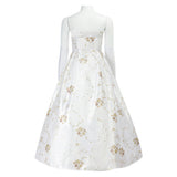 The Princess Diaries Mia White Cosplay Dress For Adult Female Halloween Carnival Party Suit