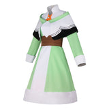 The Ribbon Hero Pain Women Green Outfit Cosplay Costume Halloween Carnival Party Suit
