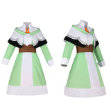 The Ribbon Hero Pain Women Green Outfit Cosplay Costume Halloween Carnival Party Suit