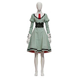 The Ribbon Hero Princess Knight Women Green Dress Cosplay Costume Halloween Carnival Party Suit
