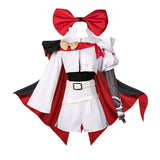 The Ribbon Hero Sapphire Women White Outfit Cosplay Costume Halloween Carnival Party Suit