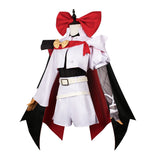 The Ribbon Hero Sapphire Women White Outfit Cosplay Costume Halloween Carnival Party Suit