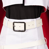 The Ribbon Hero Sapphire Women White Outfit Cosplay Costume Halloween Carnival Party Suit