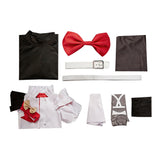 The Ribbon Hero Sapphire Women White Outfit Cosplay Costume Halloween Carnival Party Suit