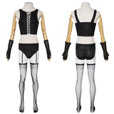 The Rocky Horror Picture Show Dr. Frank-N-Furter Black Outfit Cosplay Costume Halloween Carnival Party Suit