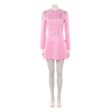 The Rocky Horror Picture Show Jenny Women Pink Outfit Cosplay Costume Halloween Carnival Party Suit