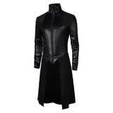The Sandman Dream Black Leather Coat Cosplay Costume Outfits Halloween Carnival Suit