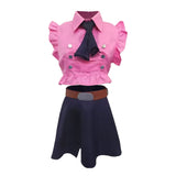 The Seven Deadly Sins Elizabeth Liones Pink Dress Cosplay Costume Halloween Carnival Party Suit