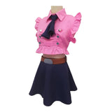 The Seven Deadly Sins Elizabeth Liones Pink Dress Cosplay Costume Halloween Carnival Party Suit