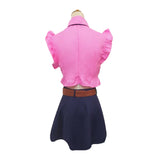 The Seven Deadly Sins Elizabeth Liones Pink Dress Cosplay Costume Halloween Carnival Party Suit