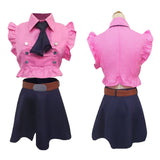 The Seven Deadly Sins Elizabeth Liones Pink Dress Cosplay Costume Halloween Carnival Party Suit