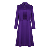 The Testaments Agnes Purple Outfit Cosplay Costume Halloween Carnival Party Suit