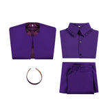 The Testaments Agnes Purple Outfit Cosplay Costume Halloween Carnival Party Suit