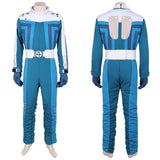 The Thing Costume Ben Grimm Cosplay Blue & white Spliced Suit For Adult Man Halloween Carnival Suit
