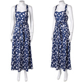 The White Lotus Costume Kate Cosplay Blue Dress For Adult Female Halloween Carnival Suit