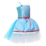 The Wizard of OZ Dorothy Gale Childrenswear Kids Children Girls Blue Dress Cosplay Costume Outfits