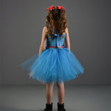 The Wizard of OZ Dorothy Gale Childrenswear Kids Children Girls Blue Dress Cosplay Costume Outfits