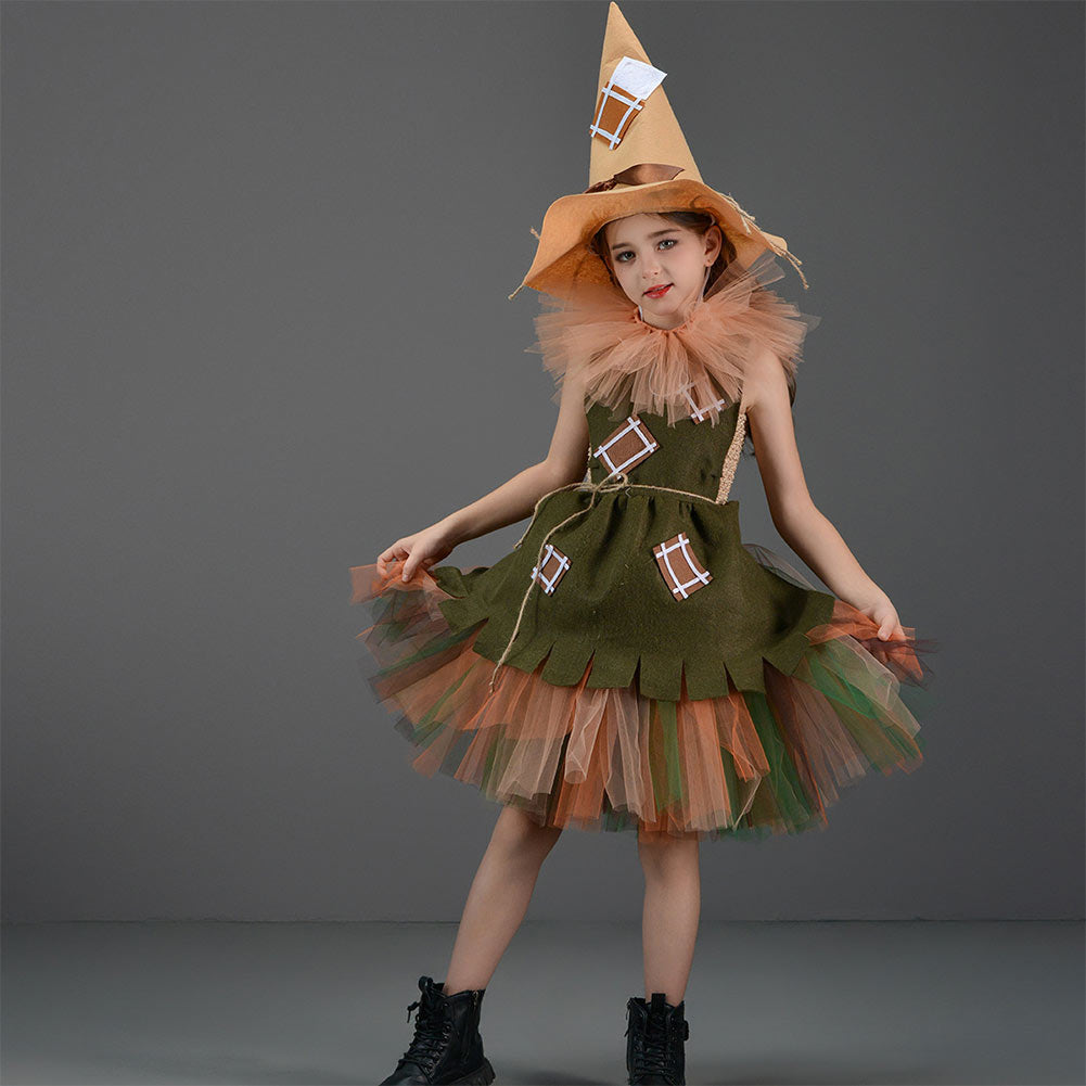 The Wizard of OZ Scarecrow Childrenswear Kids Children Girls Brown Dre Cosplaysky.ca The Wizard of OZ Scarecrow Childrenswear Kids Children Girls Brown Dre Cosplaysky.ca