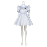 The Wonderful Wizard of Oz Tin Man Sliver Dress Cosplay Costume Halloween Carnival Party Suit