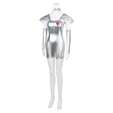 The Wonderful Wizard of Oz Tin Man Sliver Outfit Cosplay Costume Halloween Carnival Party Suit