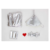 The Wonderful Wizard of Oz Tin Man Sliver Outfit Cosplay Costume Halloween Carnival Party Suit