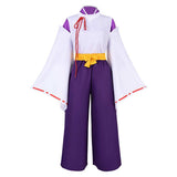 The World Is Dancing Oniyasha Purple Dress Female Cosplay Costume Halloween Carnival Party Suit