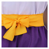 The World Is Dancing Oniyasha Purple Dress Female Cosplay Costume Halloween Carnival Party Suit