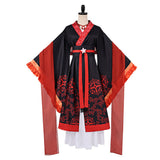 Though I Am an Inept Villainess Shu Keigetsu Red and Black Outfit Cosplay Costume Halloween Carnival Party Suit