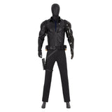Thunderbolts Costume Bucky Barnes Cosplay Winter Soldier Black Suit For Adult Man Halloween Carnival Suit