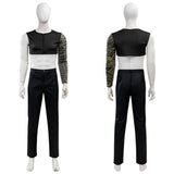 Thunderbolts Bucky Barnes Cosplay Costume Winter Soldier Black Arm Vest Only  For Unisex Adult Man Female Halloween Carnival Suit