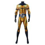 Thunderbolts Costume Sentry Cosplay Yellow Jumpsuit For Adult Man Halloween Carnival Suit