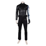 Thunderbolts Costume Bucky Barnes Cosplay Black Suit For Adult Man Halloween Carnival Suit